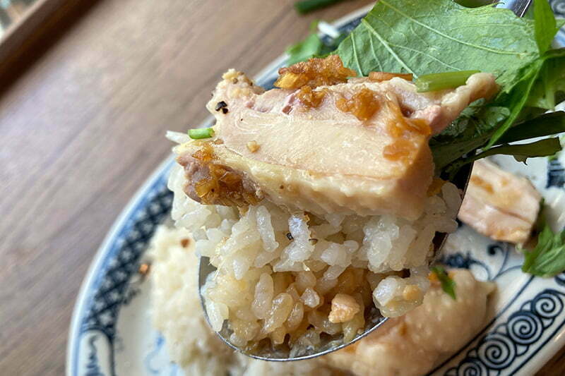 セットの「ベトナム鶏飯(ハーフ)」ももちろんおいしい、というか予想よりボリューミーでお腹いっぱいになりました