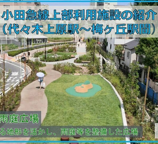 小田急線上部利用施設の紹介（代々木上原駅～梅ヶ丘駅間）
