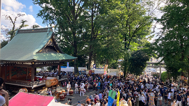 『令和4年 北澤八幡神社例大祭』宵宮の模様