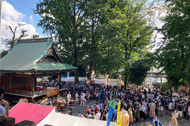 『令和4年 北澤八幡神社例大祭』宵宮の模様