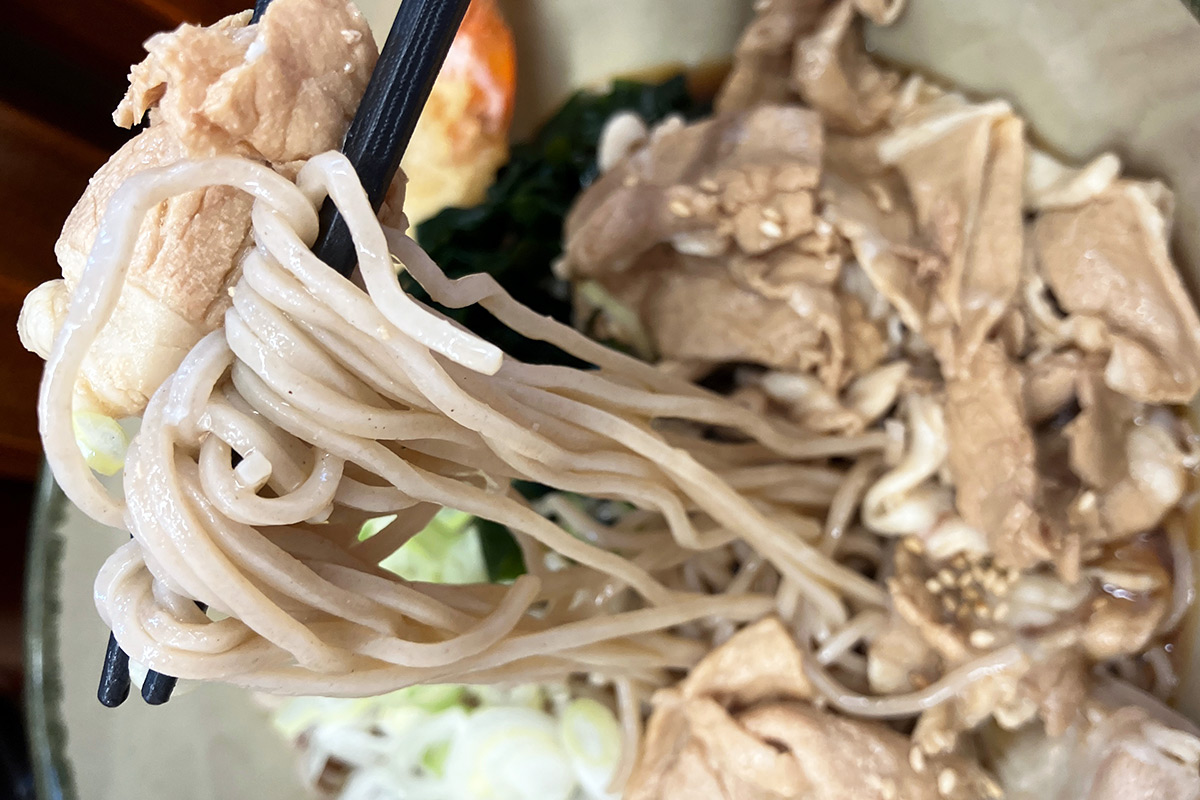 肉×そば、最強
