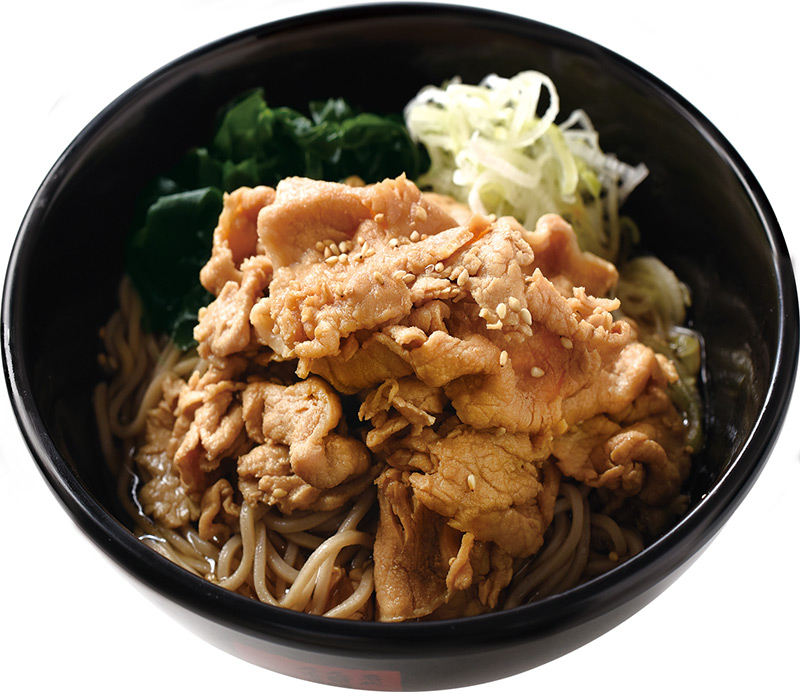 箱根そばの「W肉そば(うどん)」740円(税込)