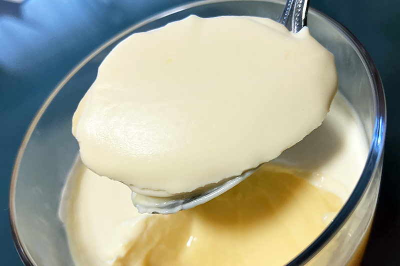 数量限定「シェフのこだわりプリン」をあじわいましたが、ジャージー牛乳のコクがありつつさっぱりとした後味のプリンで美味しかった!