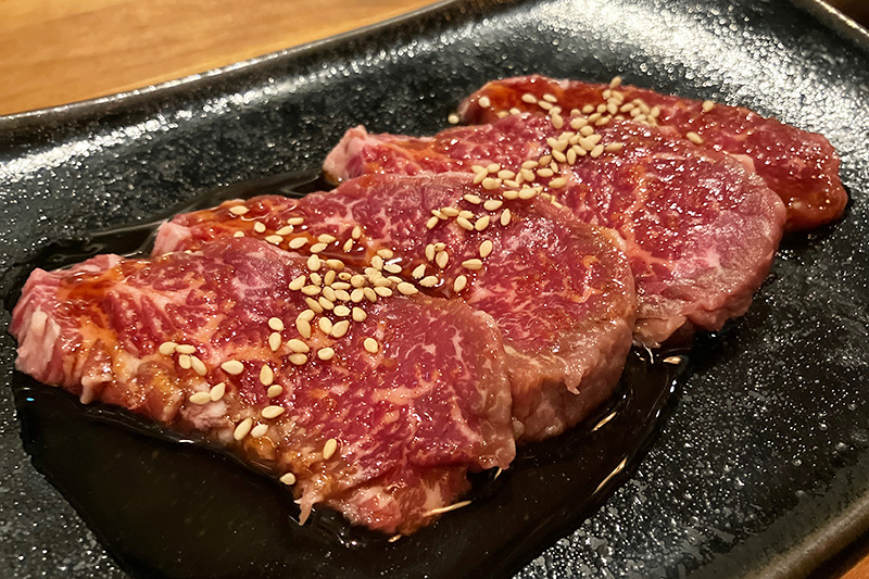 きったーーー「驚異の和牛ハラミ」