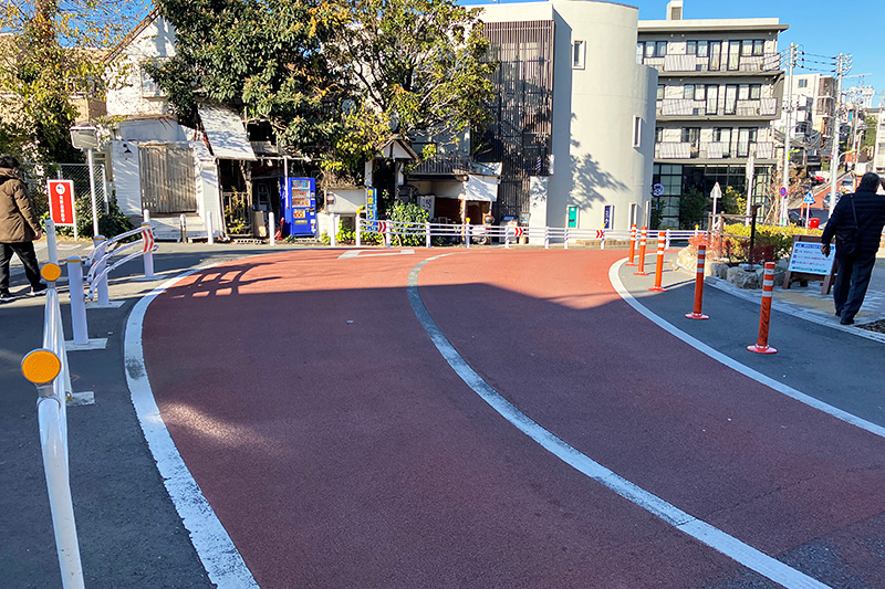 旧下北沢三号踏切跡地
