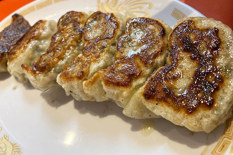 そしてぎょうざが焼き上がった