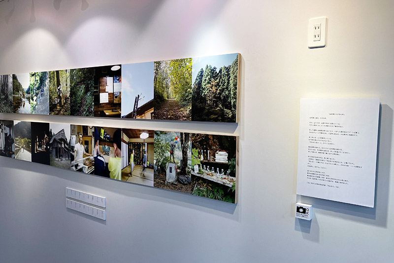 ちょっと普通の写真展とは違う展示内容