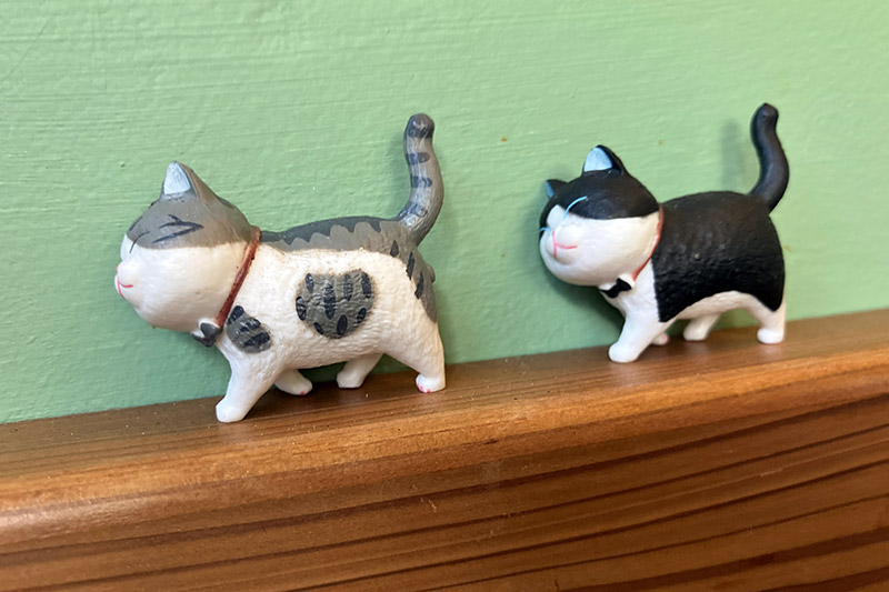 店内にはにゃんこグッズが