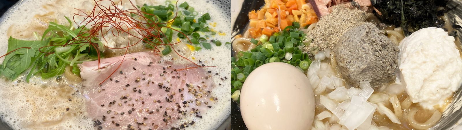 麺屋はやぶさの「豊潤はやぶさ」＆「大磯まぜそば」