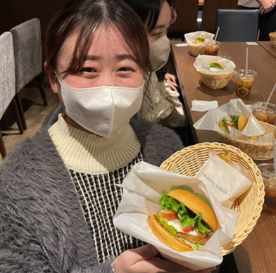 戸板女子短期大学食物栄養科 1年 南雲さん