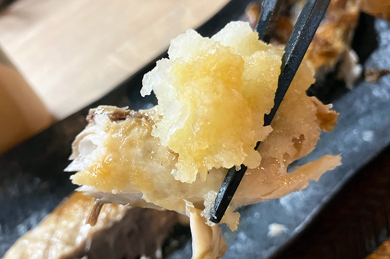 醤油を大根おろしに垂らしてももちろん美味しい