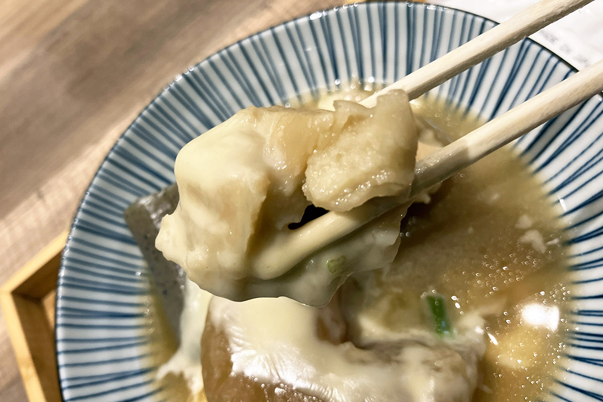 チーズがからんだちくわぶは完全におでんを超越した存在