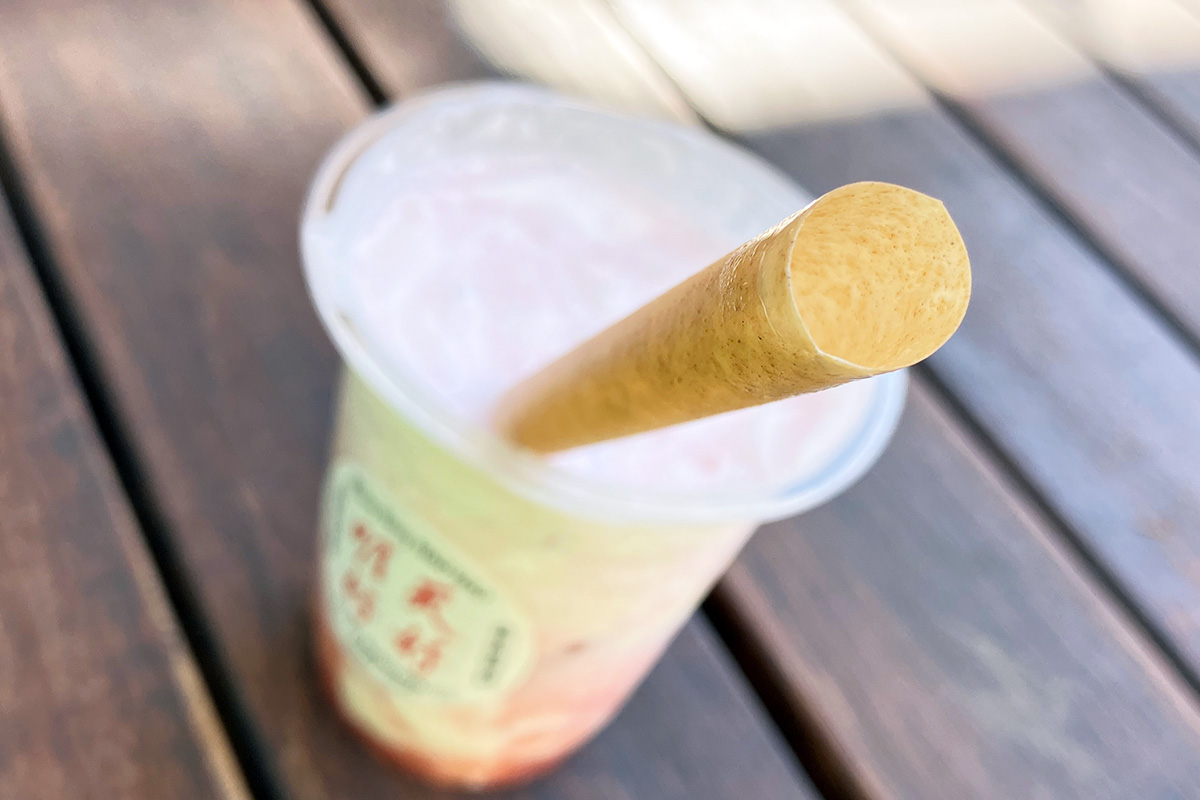 太めのストローなので、商品名通りそのまま飲めちゃいます