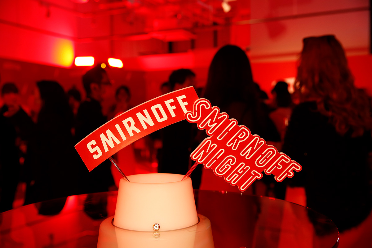 渋谷で開催された「#スミノフナイト」第1弾「RED BOX」