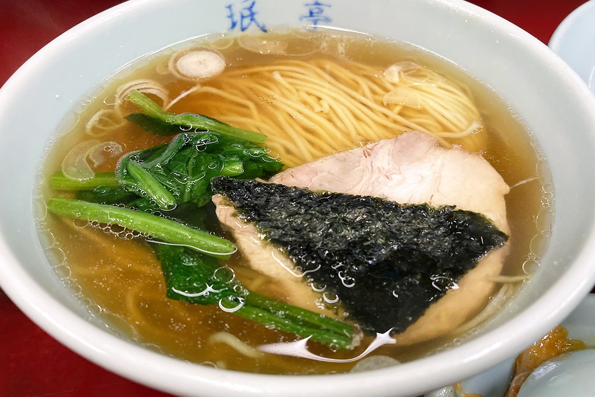そして「半ラーメン」