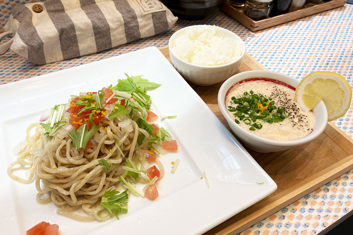 麺屋はやぶさ「冷製オマールつけ麺」