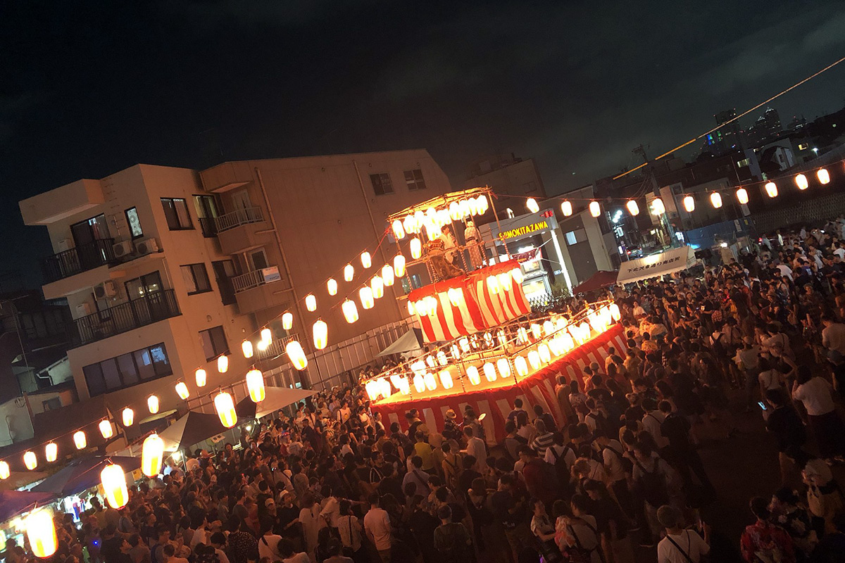 以前開催された「下北沢盆踊り」の様子