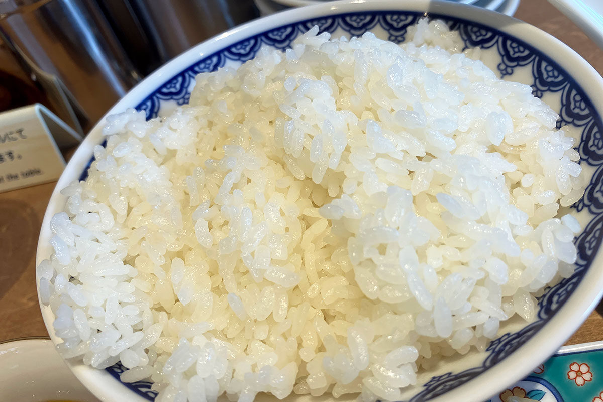 そして、大盛りすぎるライス!