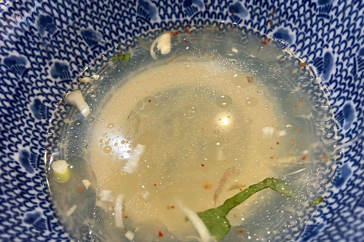 〆はゆず湯わりで