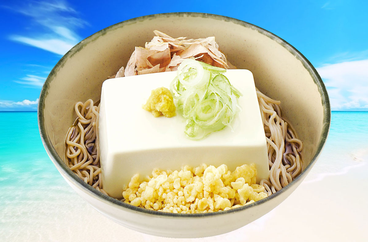 箱根そばの「豆腐一丁そば」590円（税込）