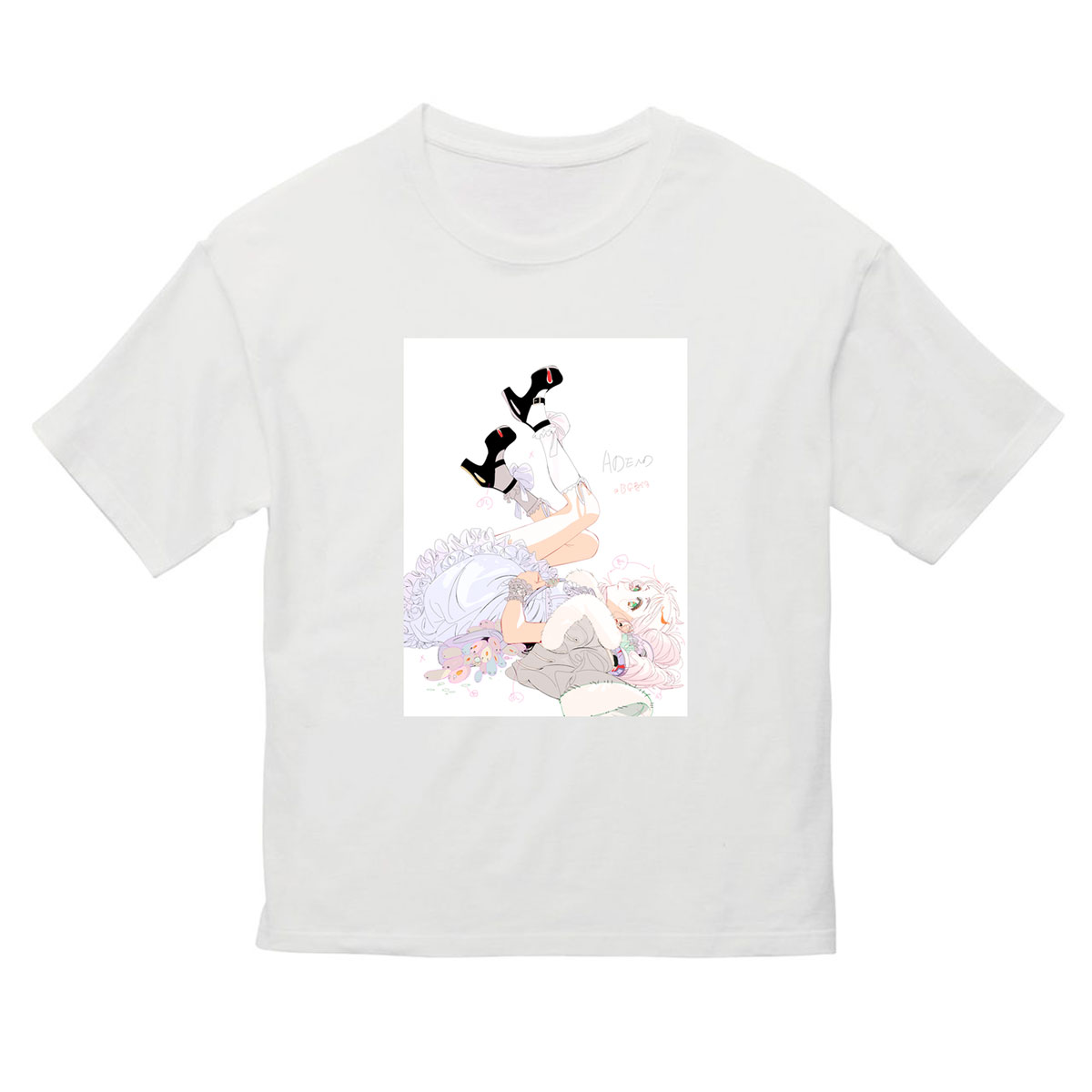 けろりら×voon ビッグシルエットTシャツ(原画) 各¥4,800(税込)