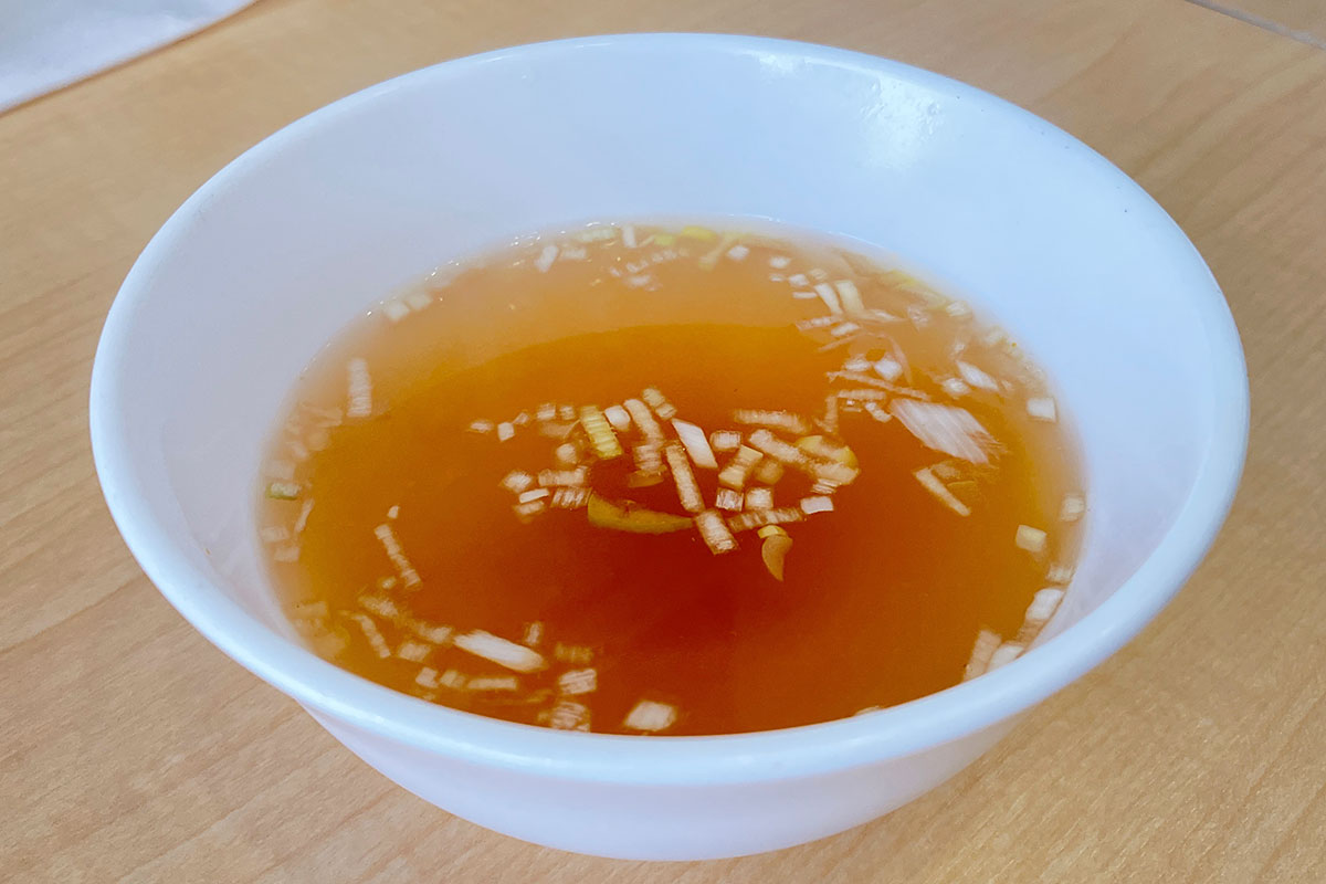 めっちゃ上品な味わいのスープ