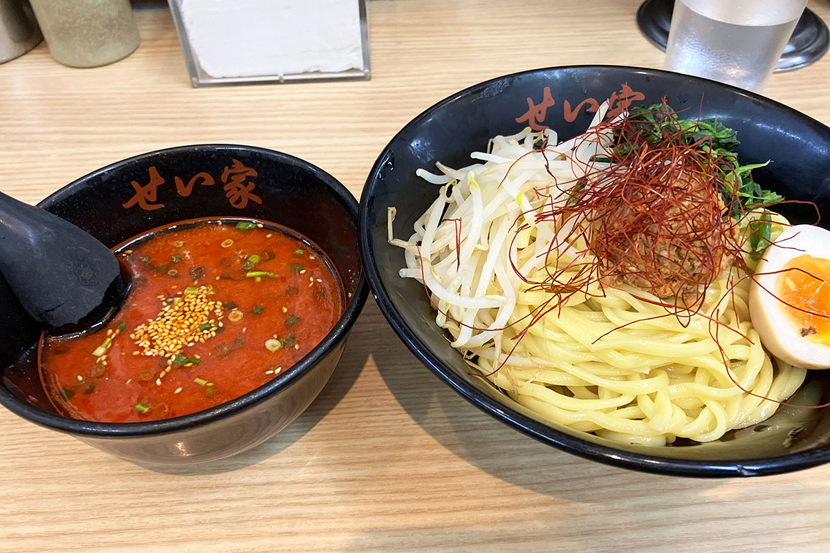 せい家の「坦々旨辛つけ麺」850円