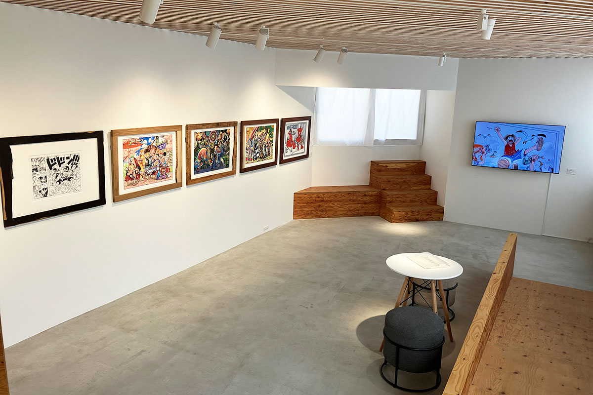 会場内にはA1サイズの作品が並びます