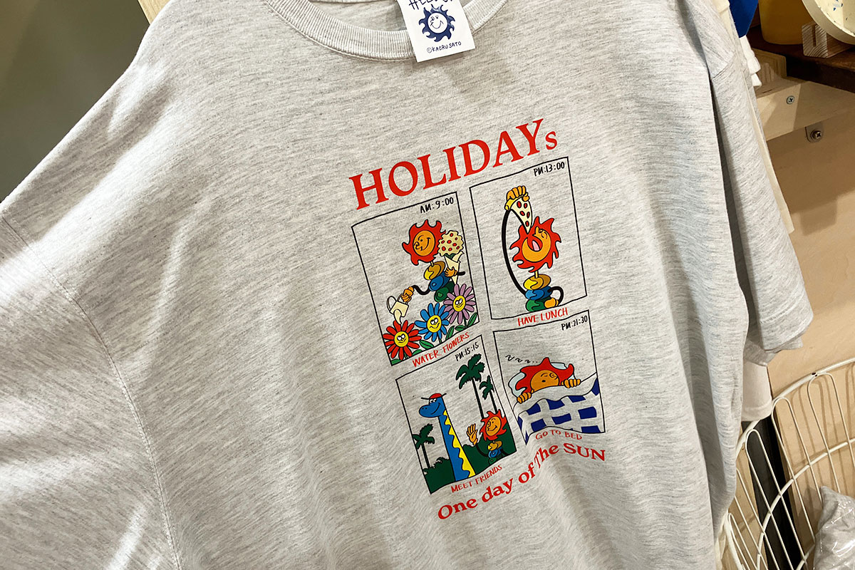 オリジナルのTシャツも販売中