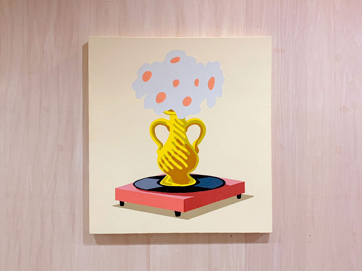 HELLO! #03 W:650mm×H:700mm/ Acrylic on canvas/ Edition: 1