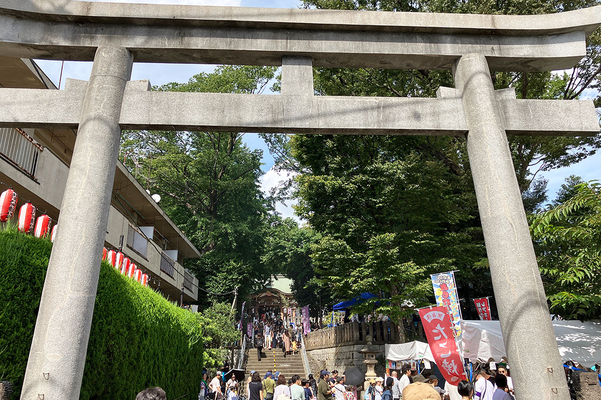 下北沢駅から徒歩10分程度の場所に在る、北澤八幡神社