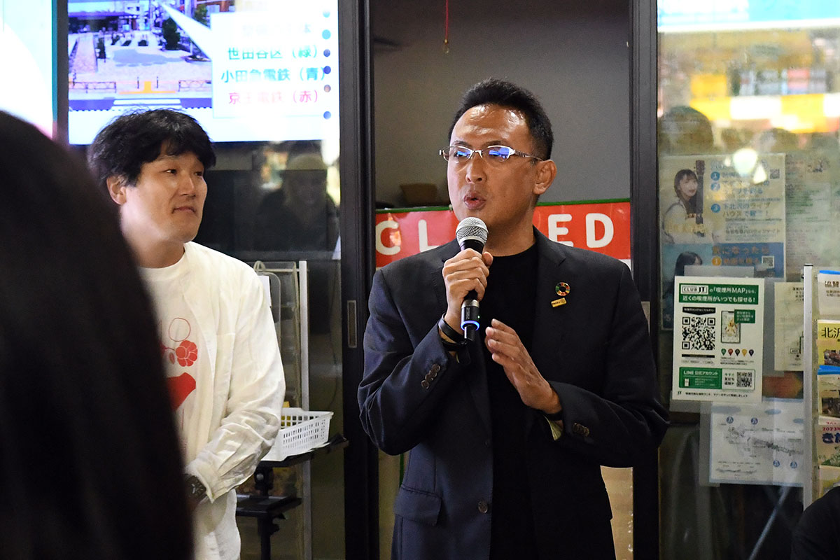 しもきた商店街振興組合 理事長 長沼氏