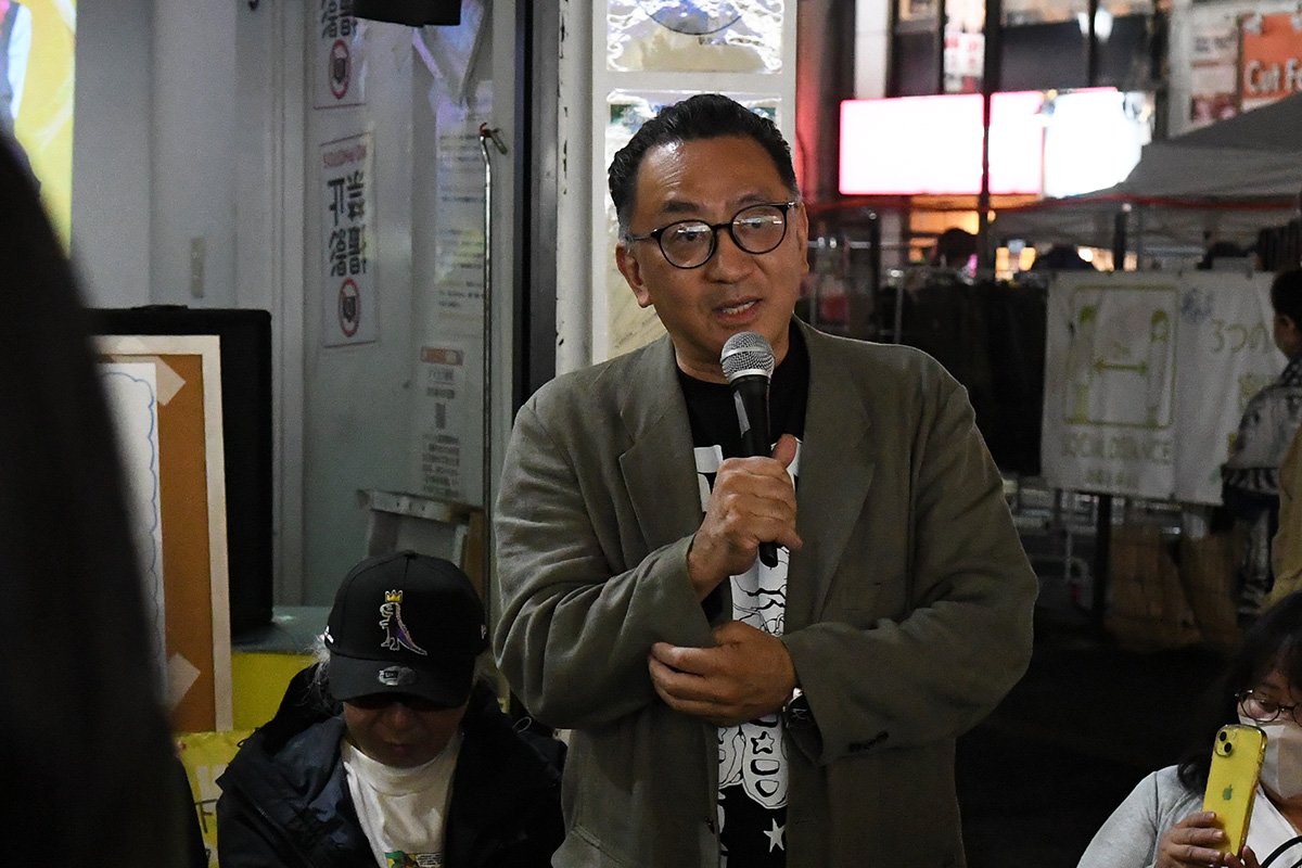 下北沢東会 会長 金子氏