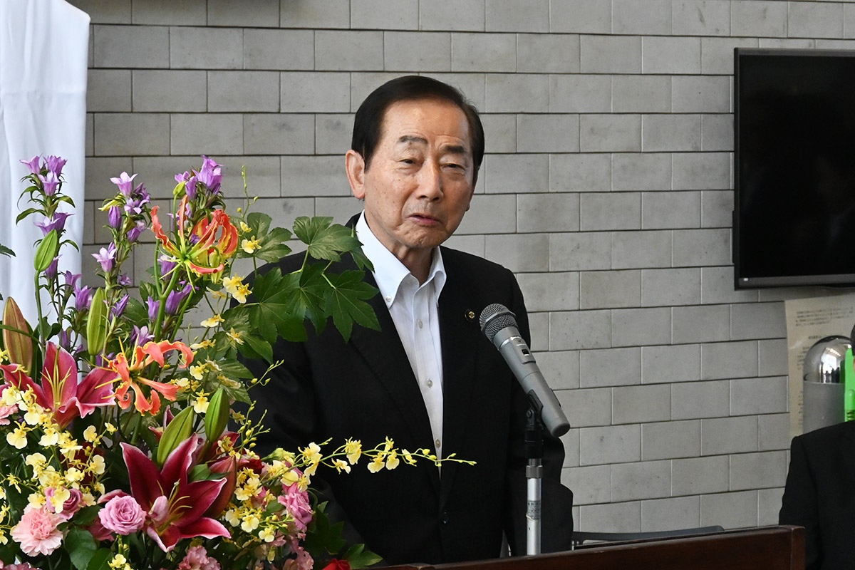 藤枝市の北村市長による挨拶