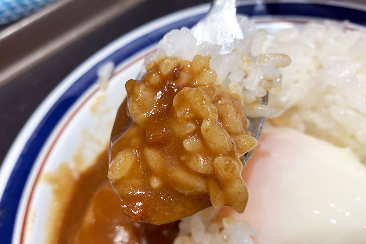 これだよこれこれ! 外国人観光客の皆さんが好きな日本のカレーってのは、コレのことなんだよ!! スープでもない、スパイスでも無い、このザ・日本のカレーが好きなんだ