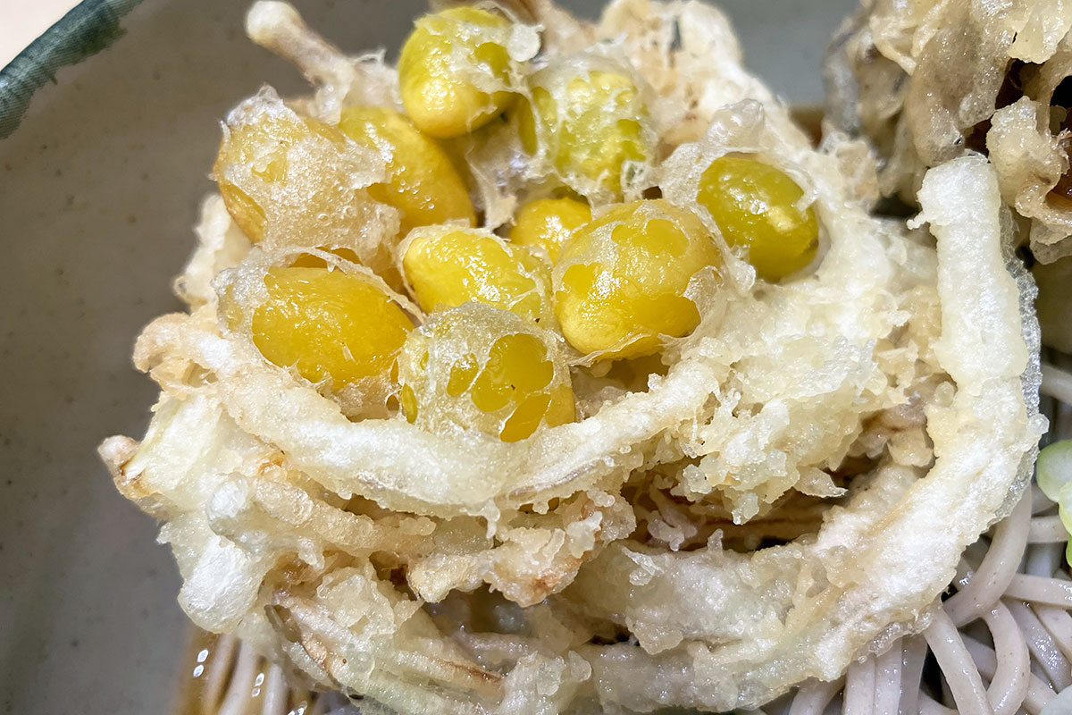 銀杏たっぷりかき揚げ天