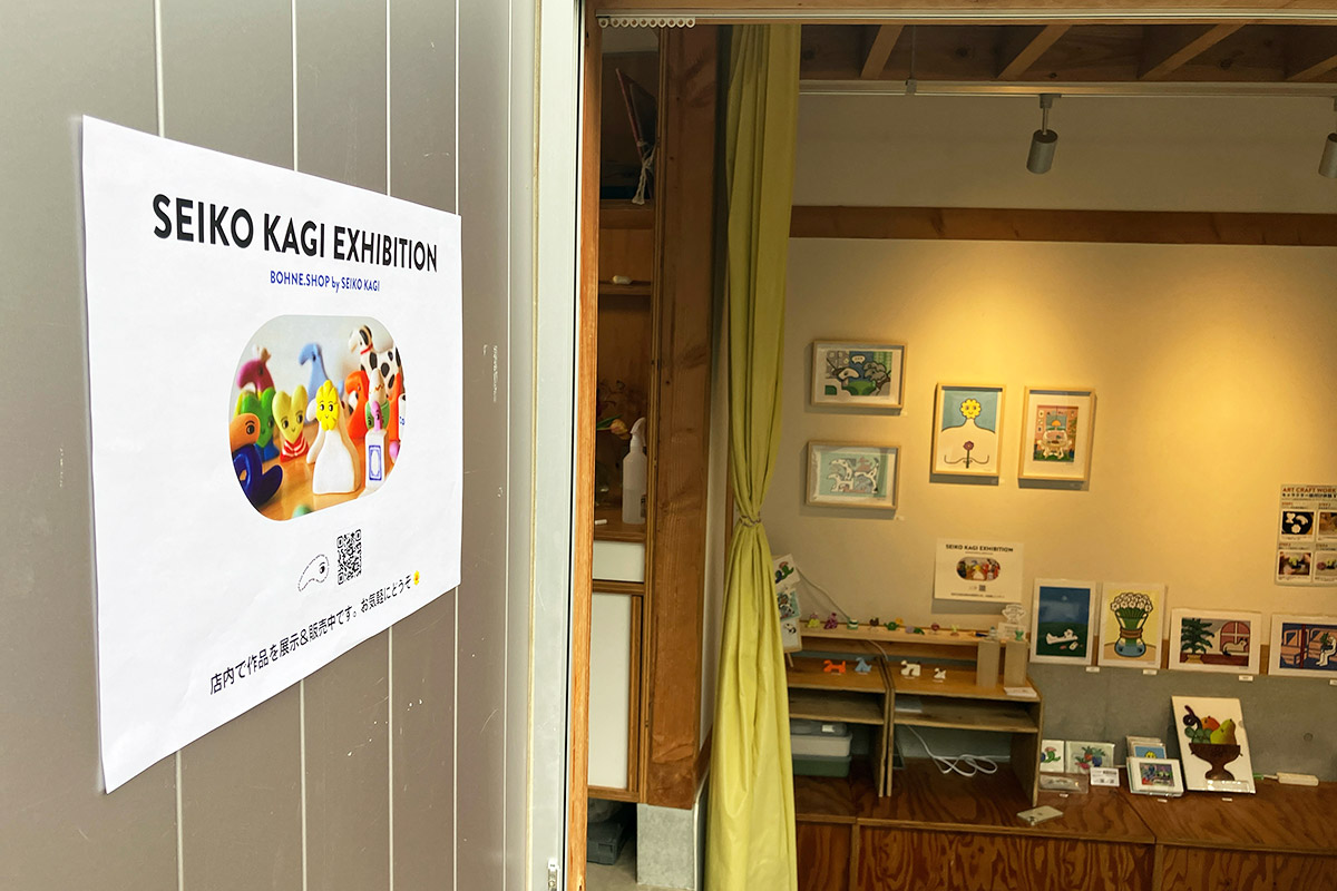 HOUSEでも展示販売、そしてワークショップを開催中