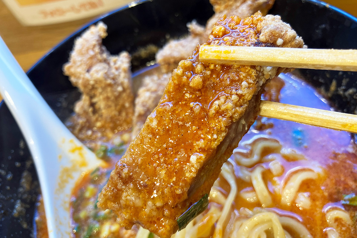 これぞまさに排骨と坦々の出逢い、いただきます