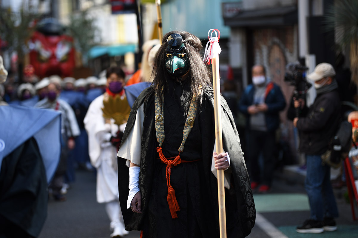 2023年の「天下一天狗道中」烏天狗