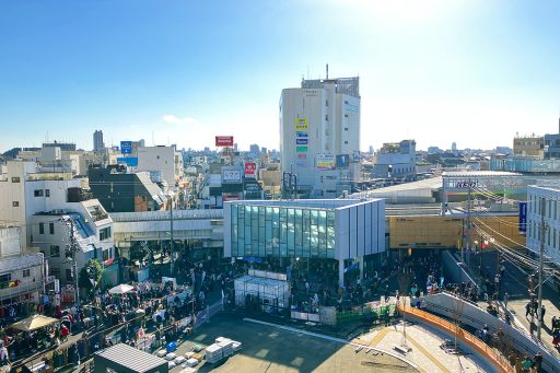 下北沢駅前全景2024.01