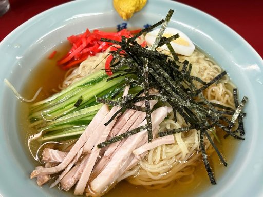 珉亭「冷やし中華」990円（税込）
