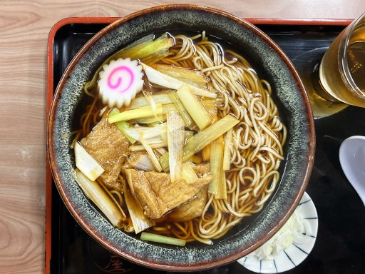 広栄屋の「きつねそば」