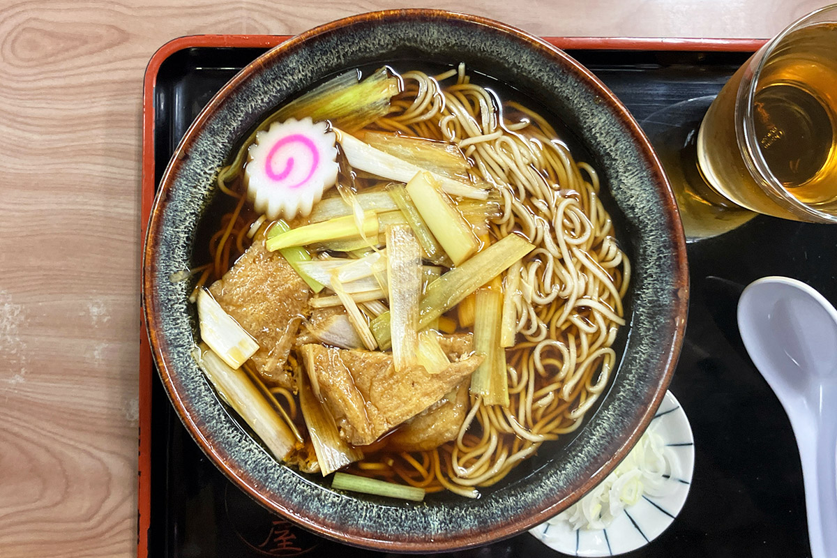 広栄屋の「きつねそば」