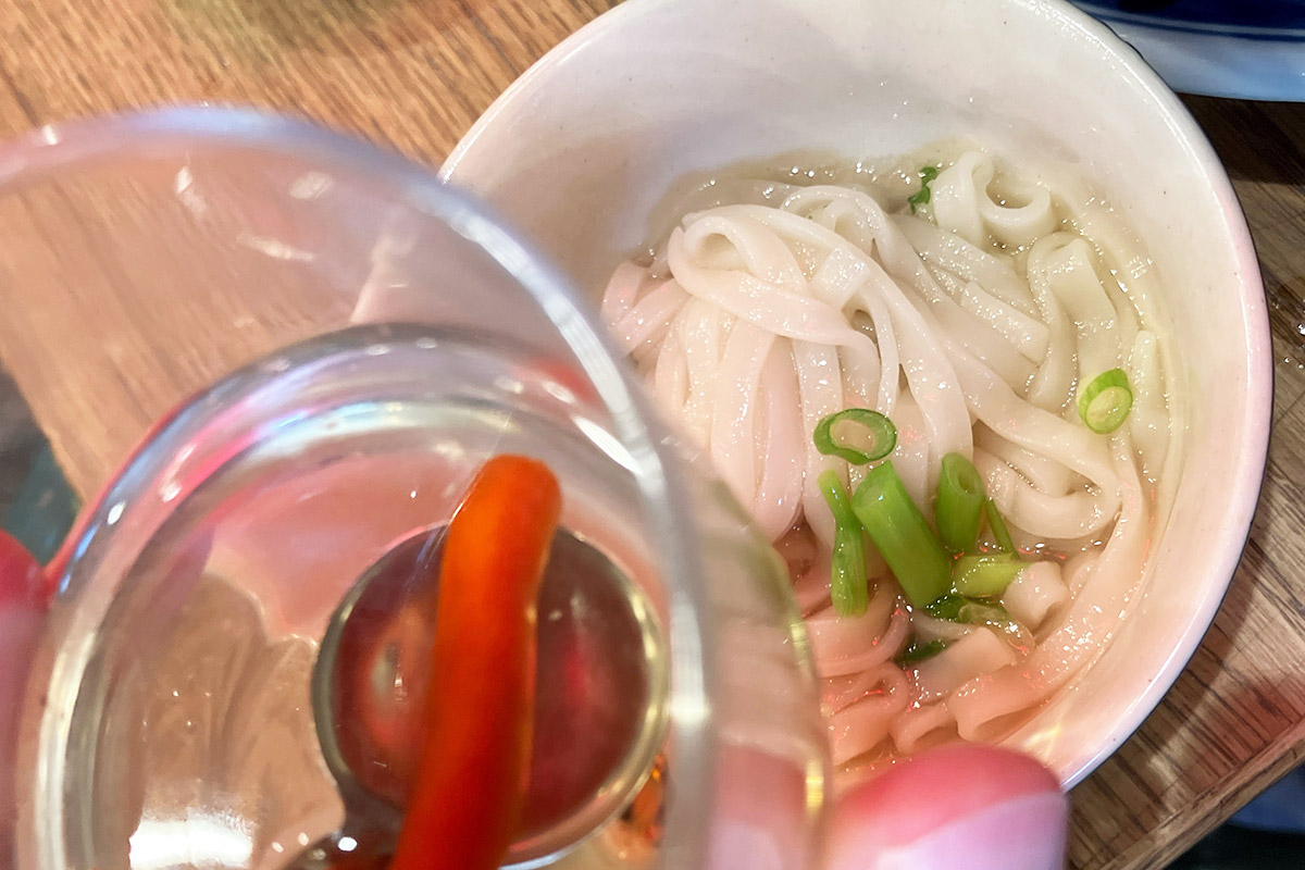 こっちはお酢っぽい感じ、アリと言えばアリだけど、ナンプラーの方が好きかな