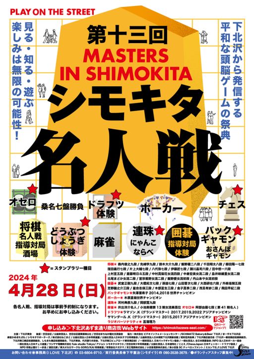 第十三回 シモキタ名人戦