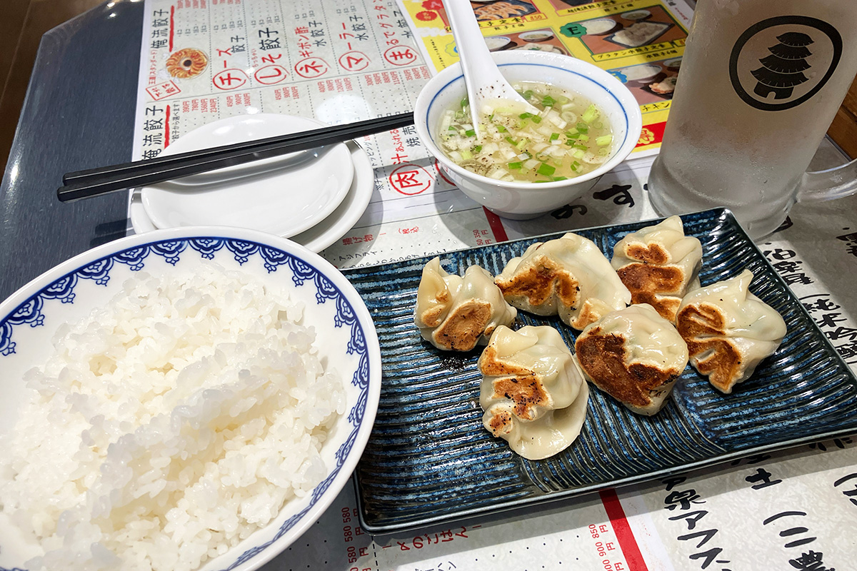 「超俺流餃子定食」850円(税込)