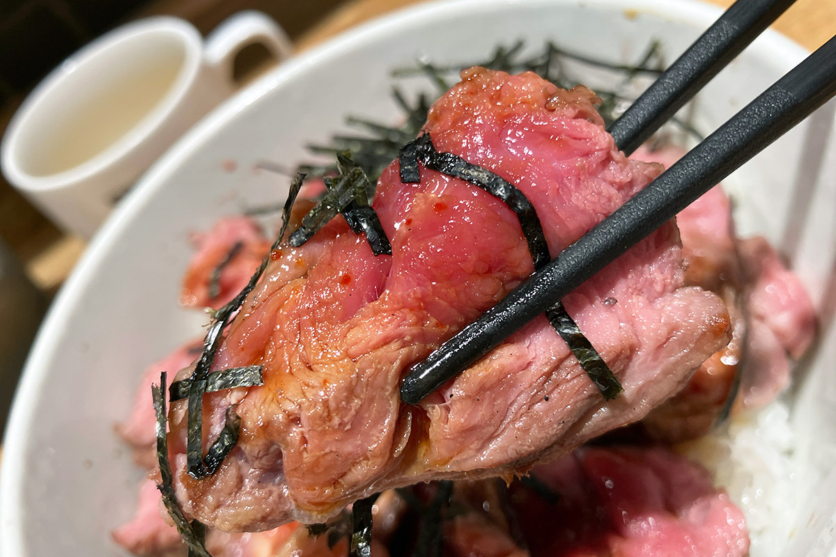 焼き加減がザ・ステーキ!
