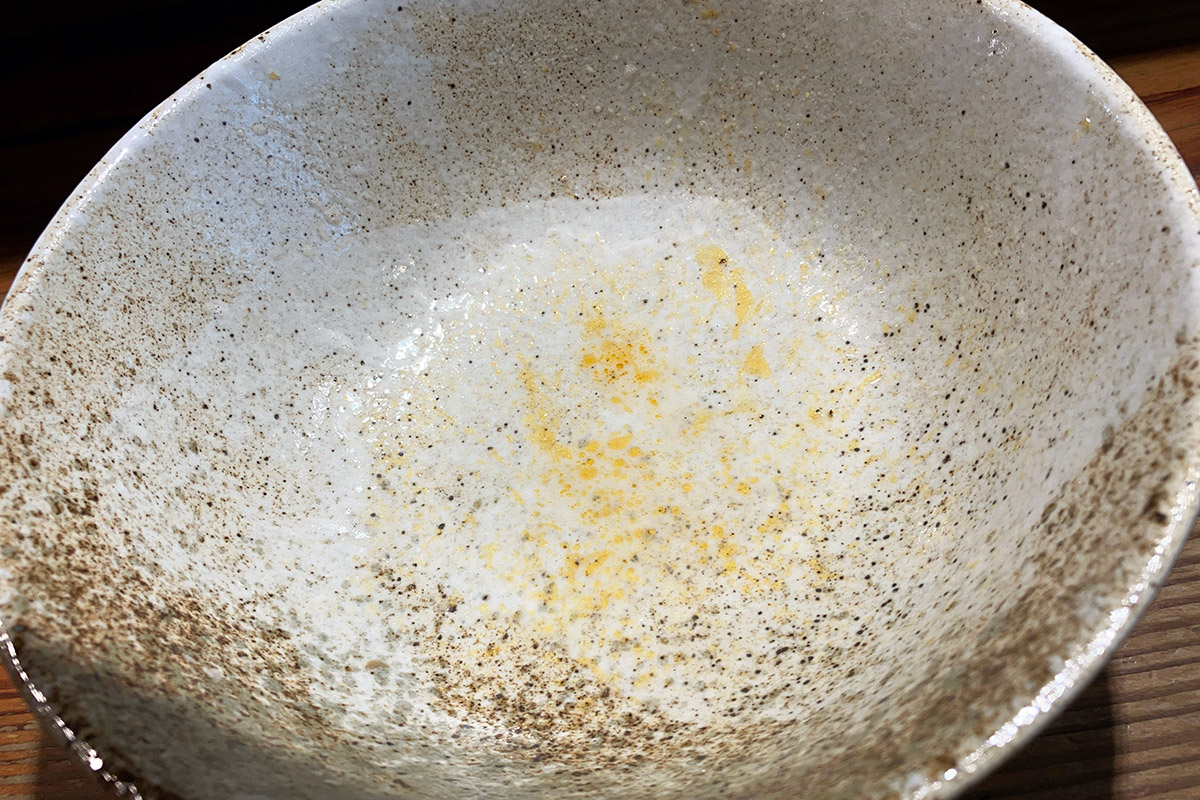 スープも含めて完食です!