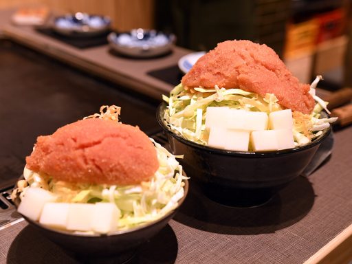 月島もんじゃ たまとや 下北沢の「明太子もちもんじゃ」