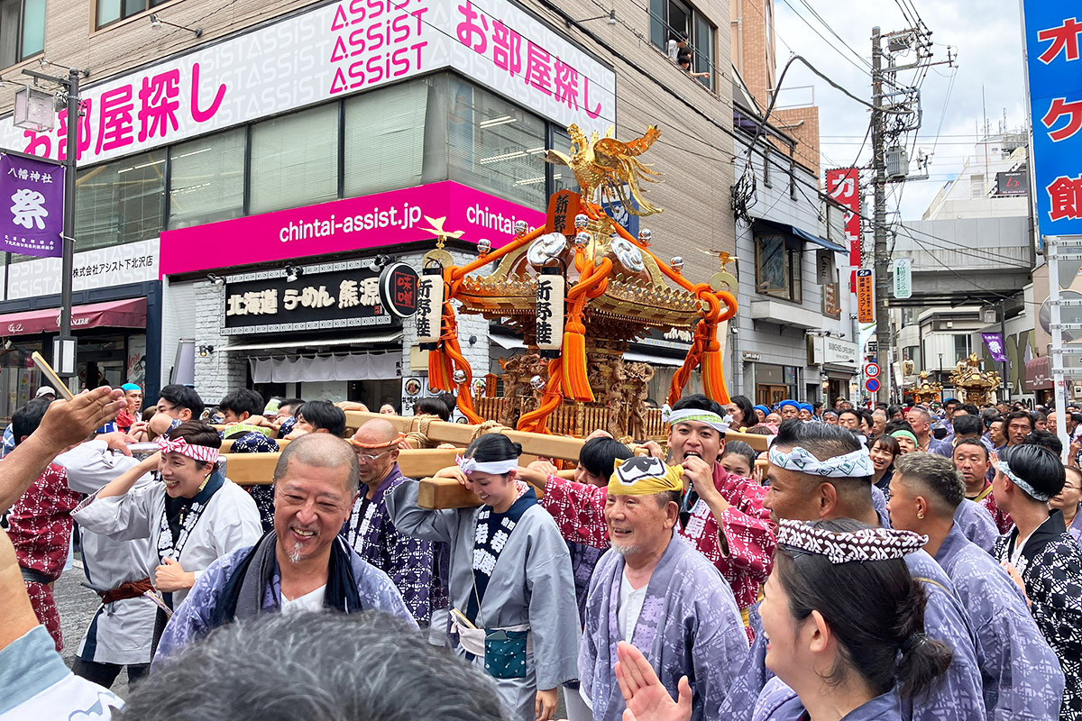 『令和五年 北澤八幡神社例大祭』の様子